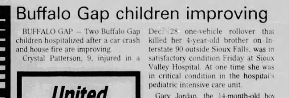 Crystal Patterson's accident